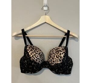 Victorias Secret Cheetah and Back Convertible Bra Size 38 DD